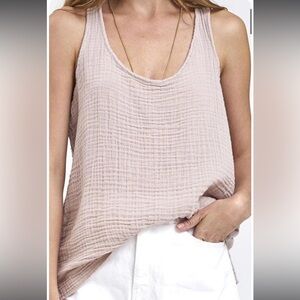 Félicité Women’s Birch Racerback Gauze Tank Top 2